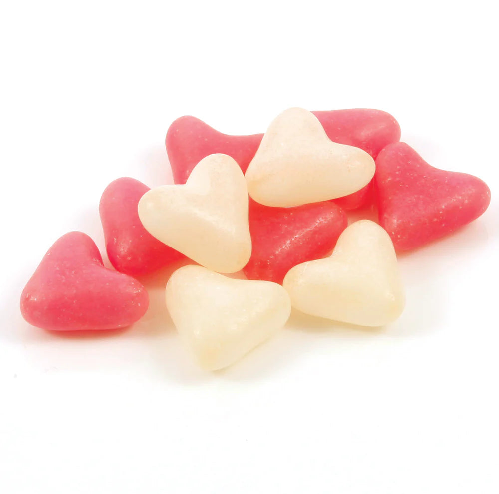 Pink & White Jelly Beans Hearts